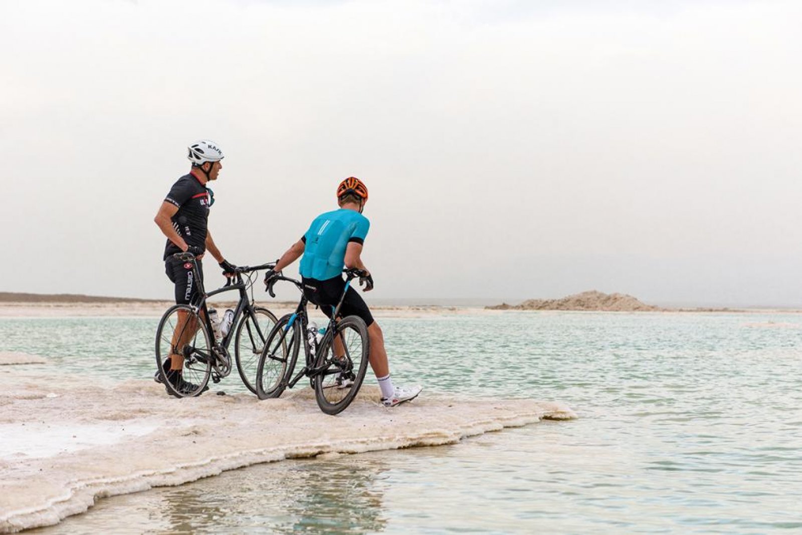 Dead Sea cyclists